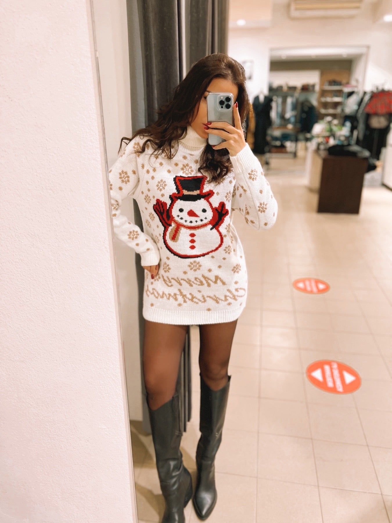 Maxi pull natalizio