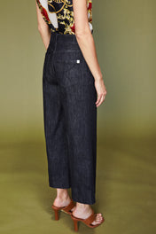 Jeans palazzo cropped chino
