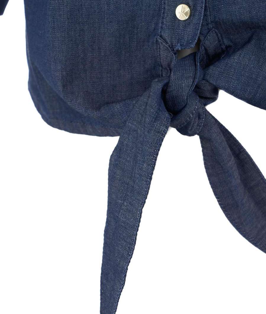 Camicia cropped annodata