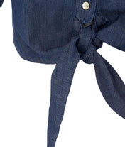 Camicia cropped annodata