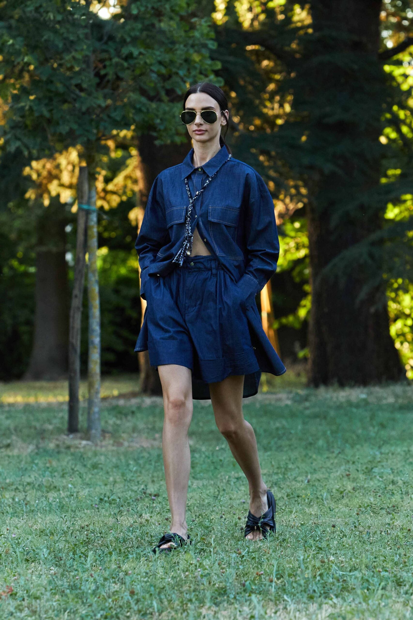 Camicia oversize in denim