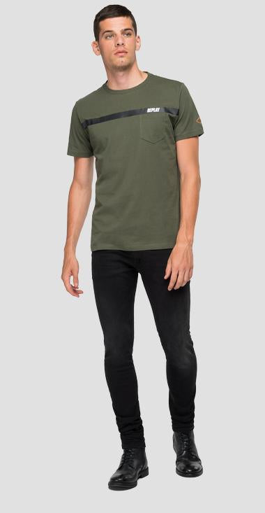 T-shirt girocollo stampa replay