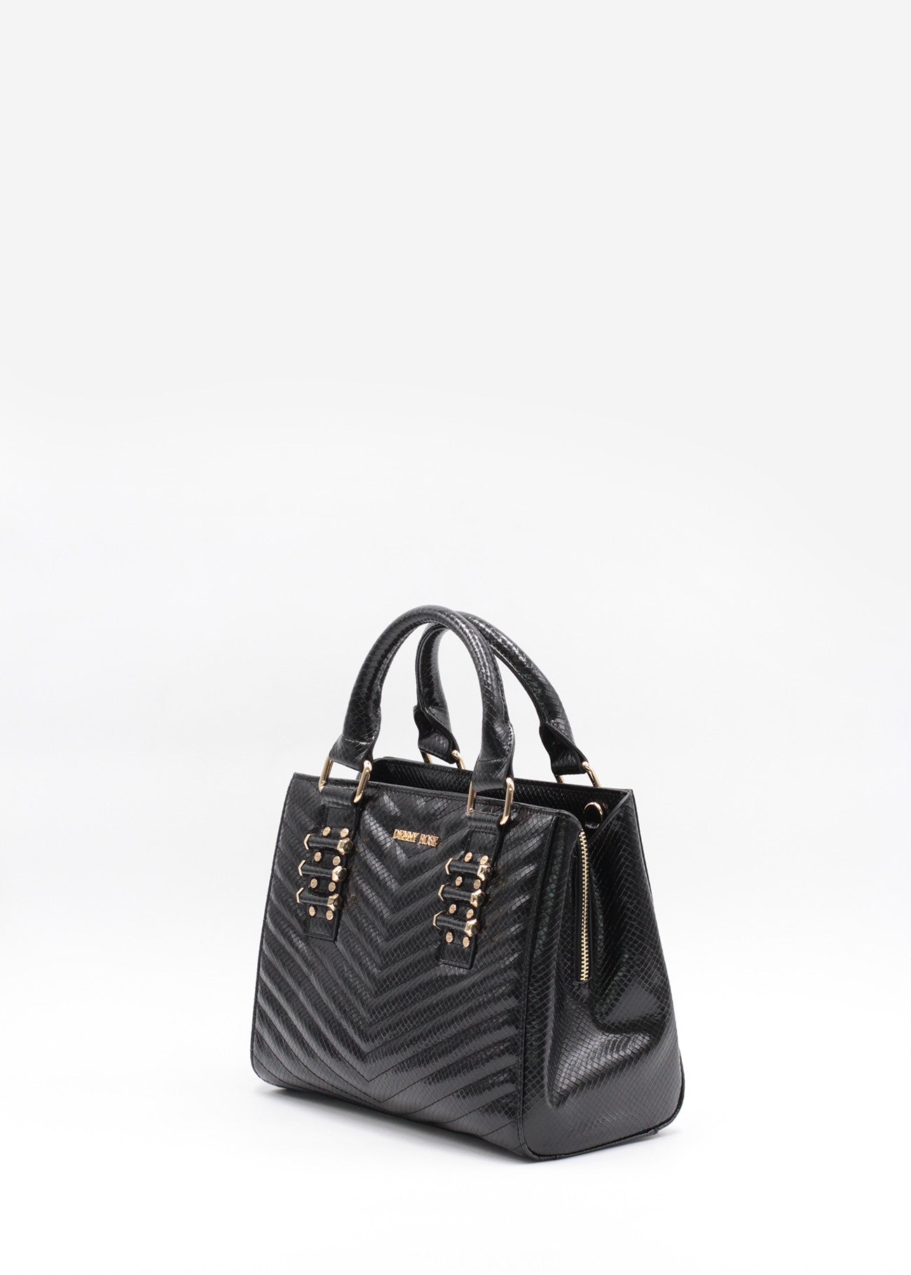 Shopping bag con motivo pitone