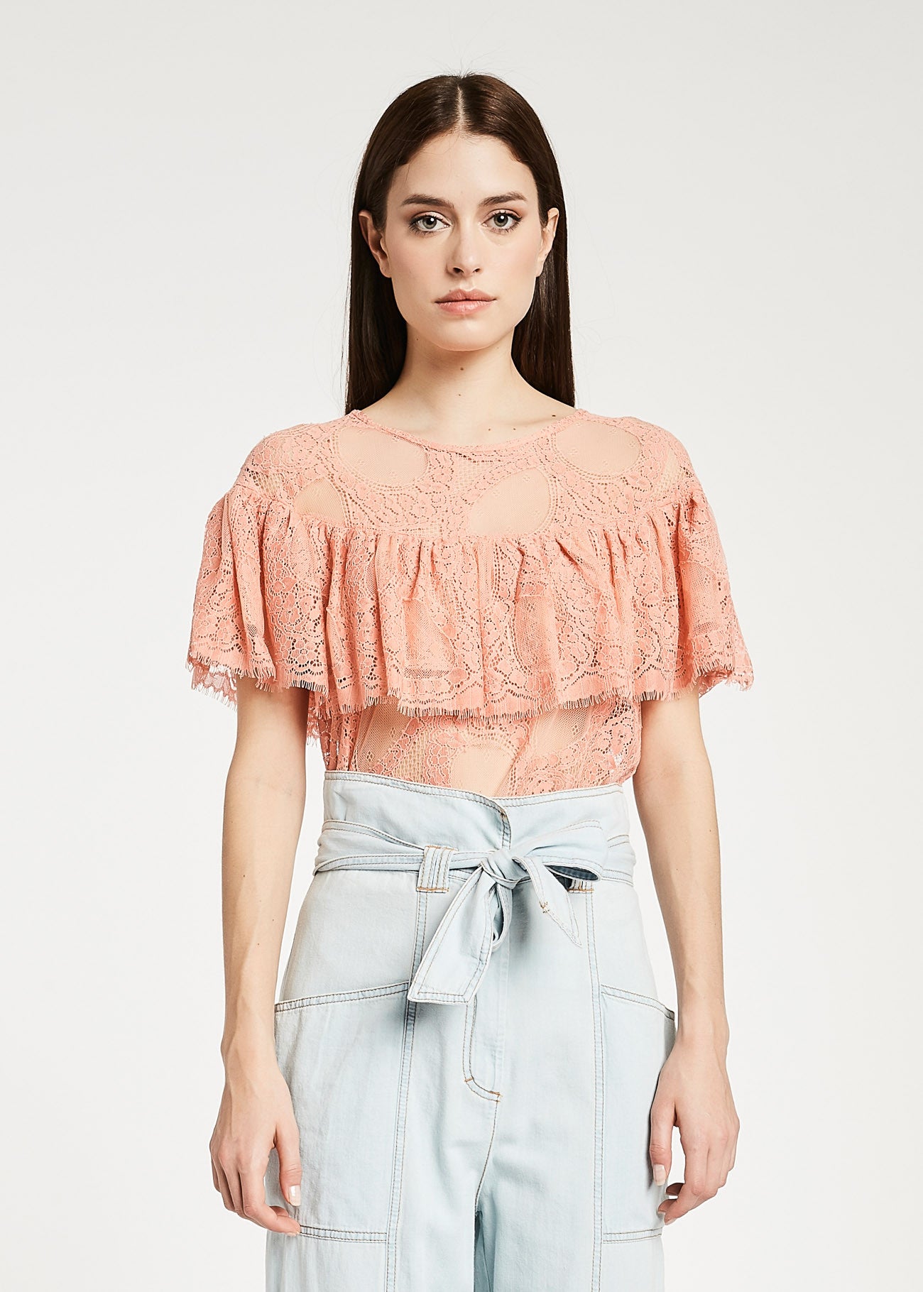 Blusa in pizzo