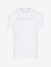 T-shirt con logo bianca