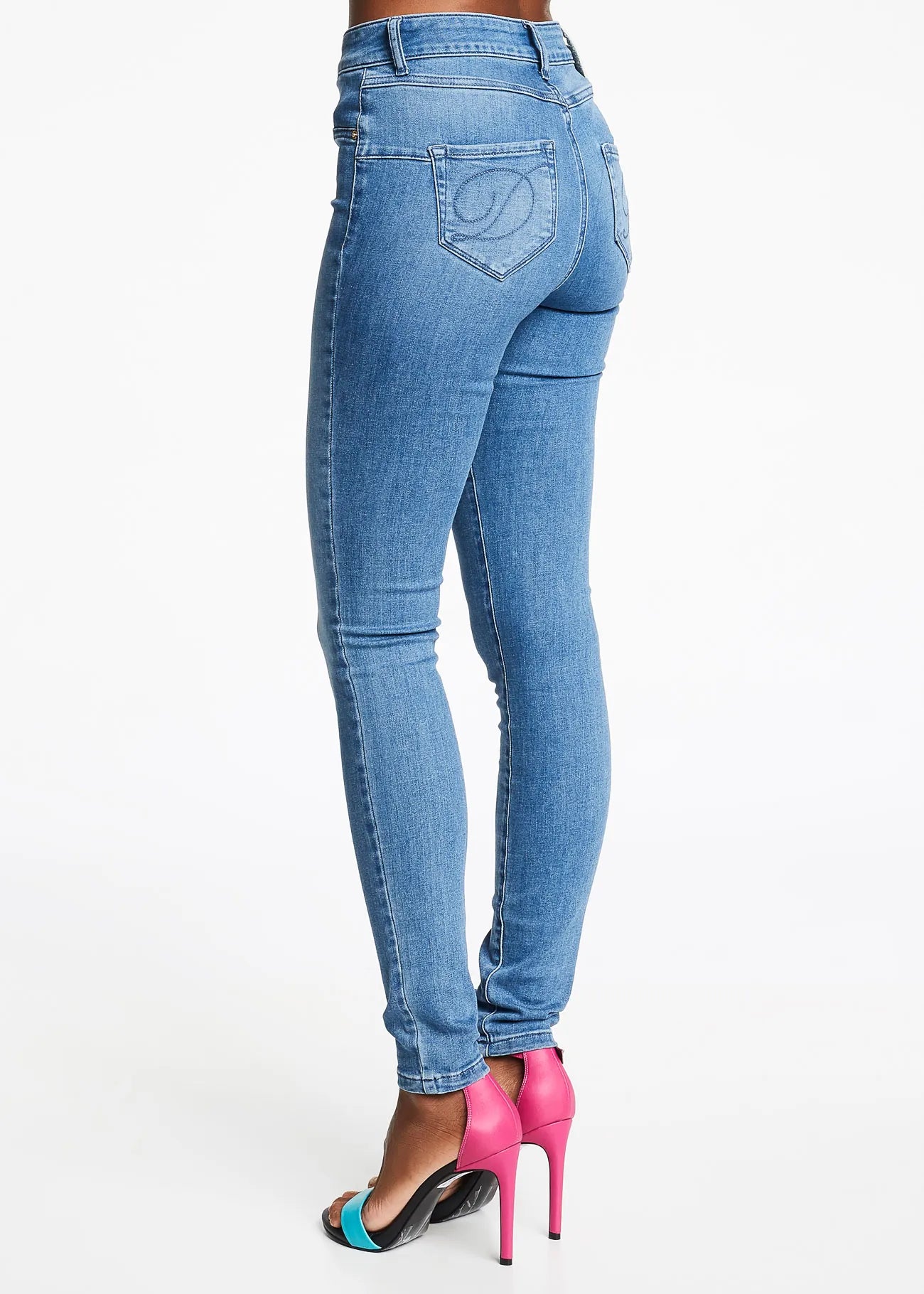Jeggings vita alta