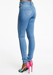 Jeggings vita alta