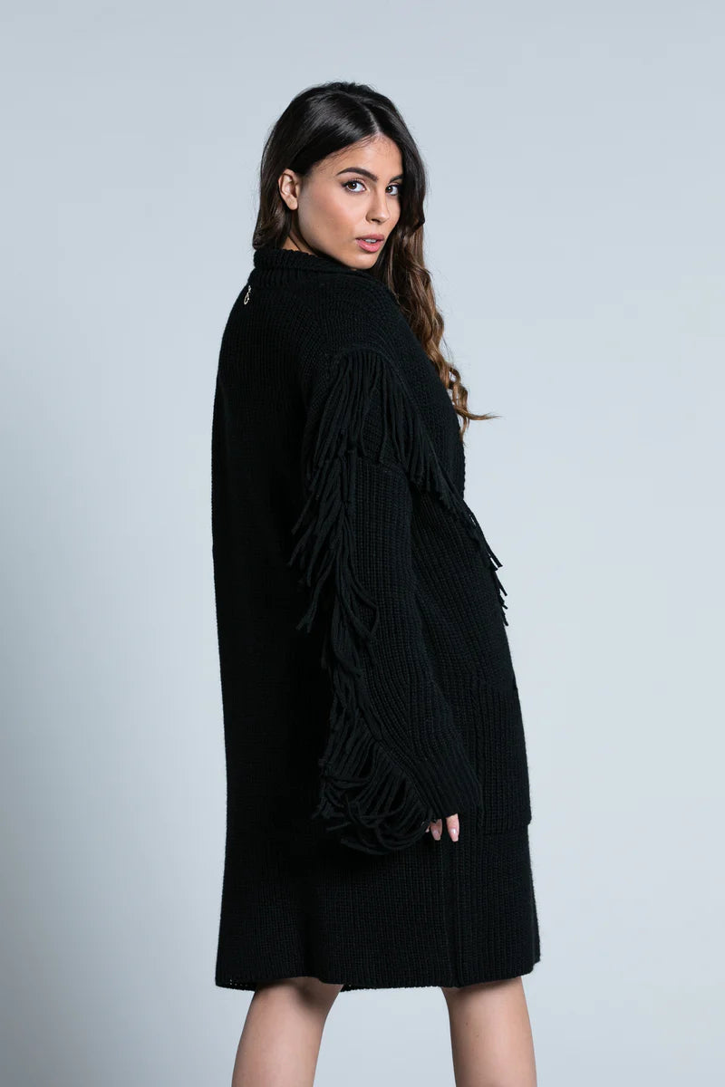 CARDIGAN CON FRANGE