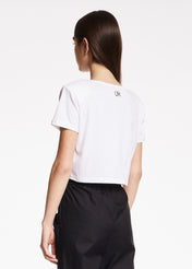 Tshirt corta con frange