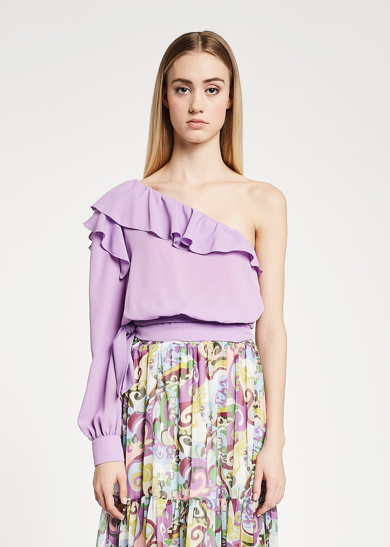 Blusa monospalla
