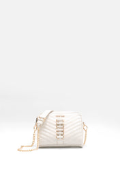Borsa tracolla con motivo pitone