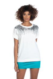 Tshirt con paillettes