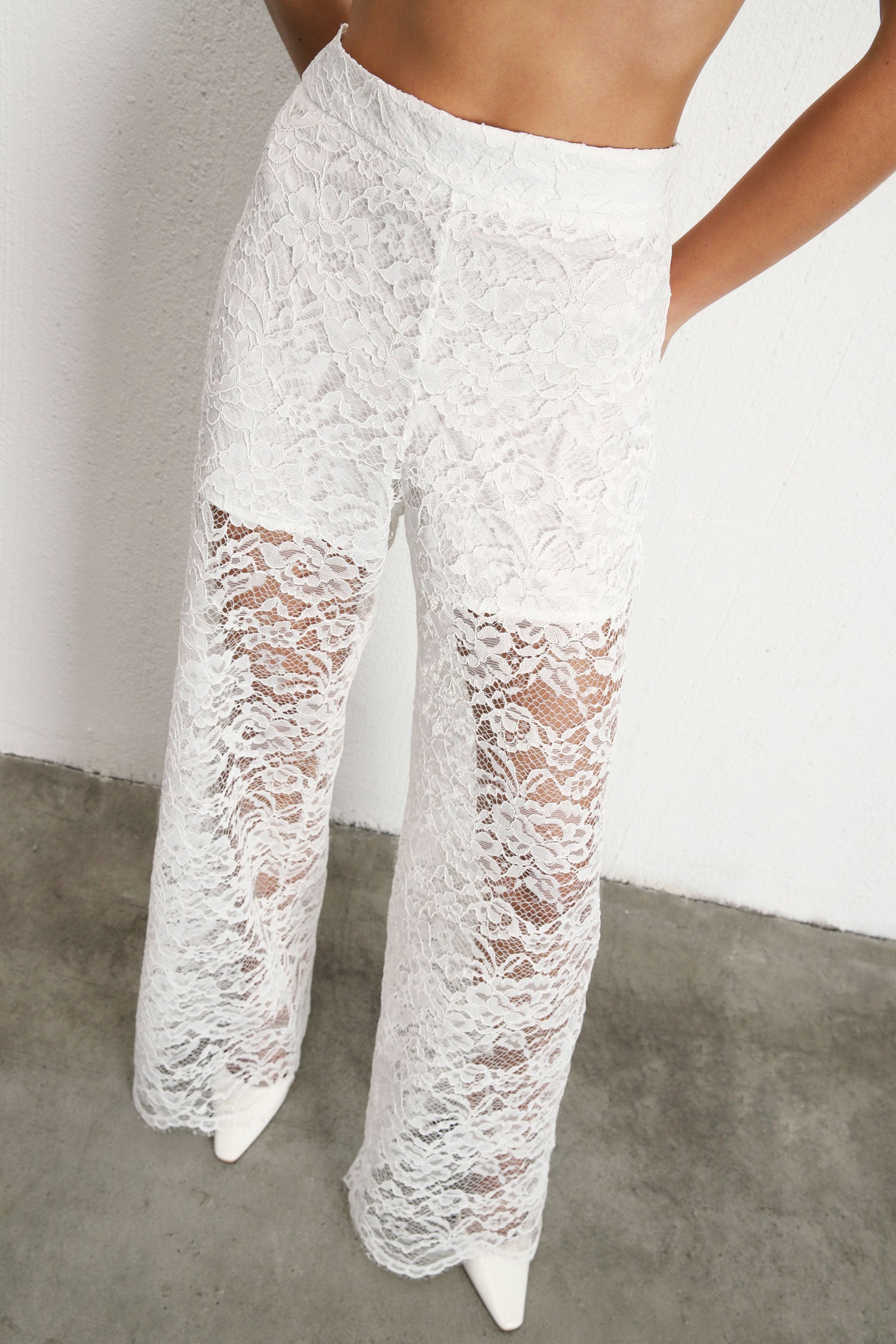 Pantaloni a palazzo azzurri