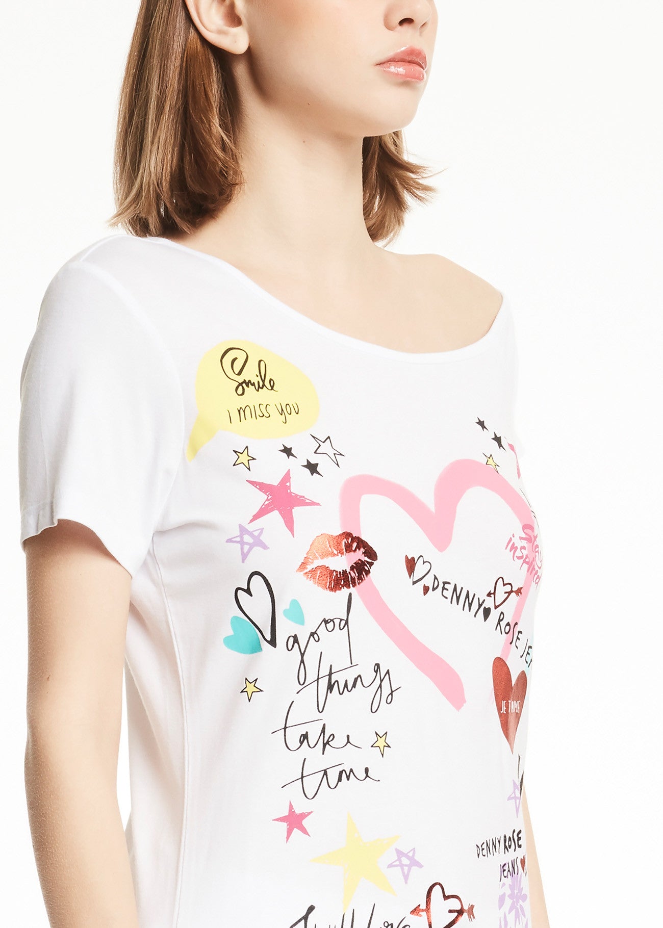 T-shirt monospalla