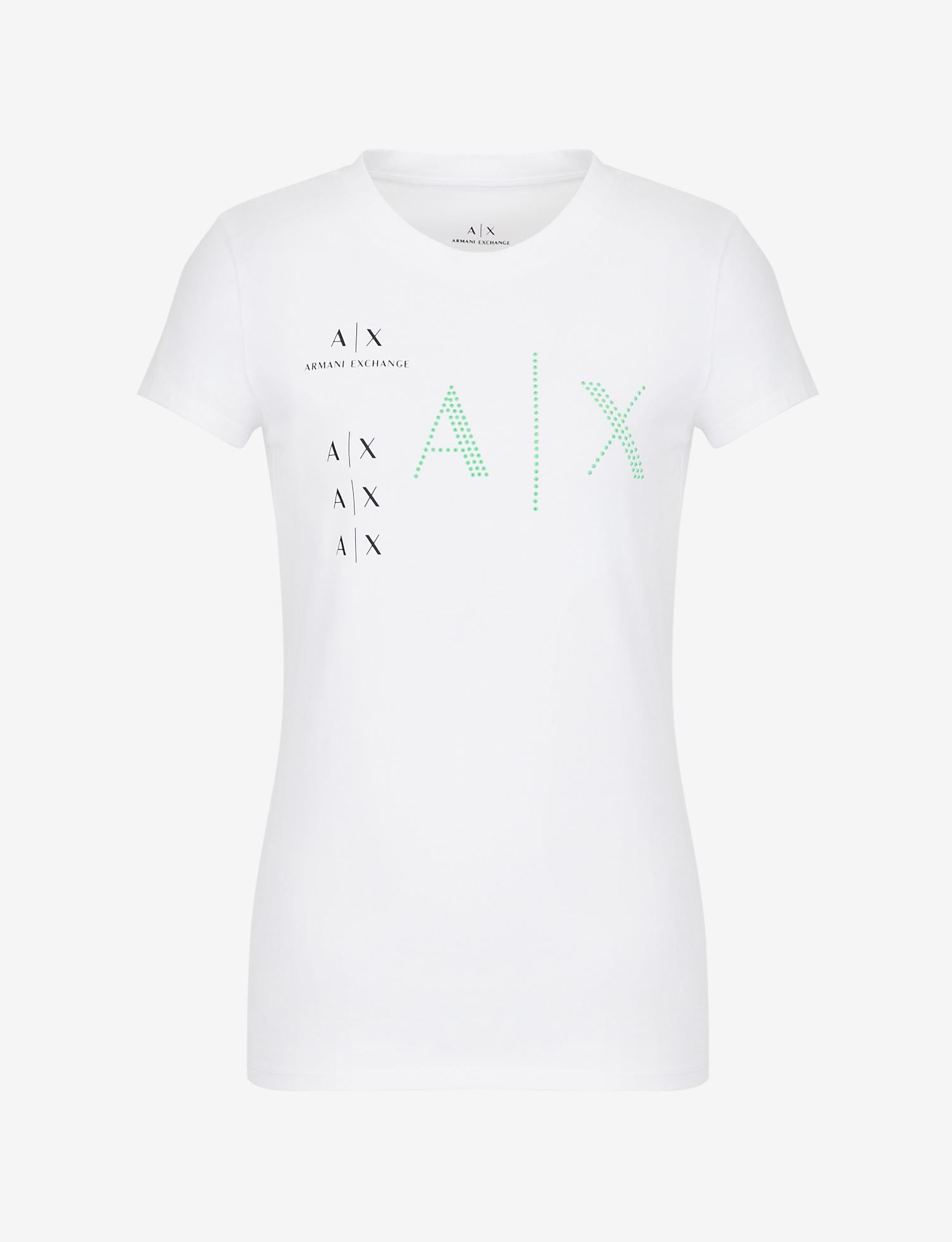 T-shirt con logo bianca