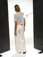 Tshirt cropped a righe