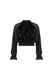 Blusa simil pelle