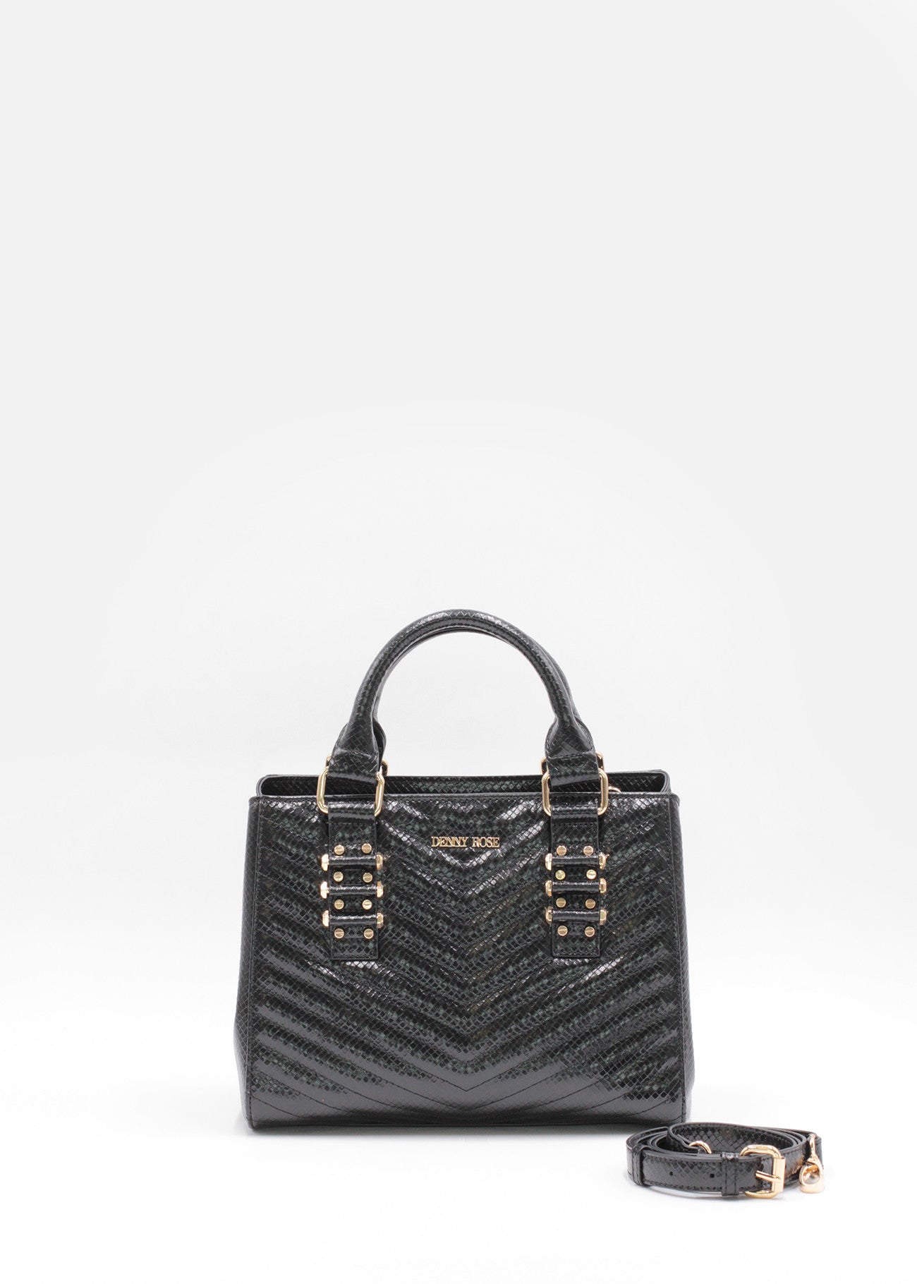 Shopping bag con motivo pitone