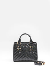 Shopping bag con motivo pitone