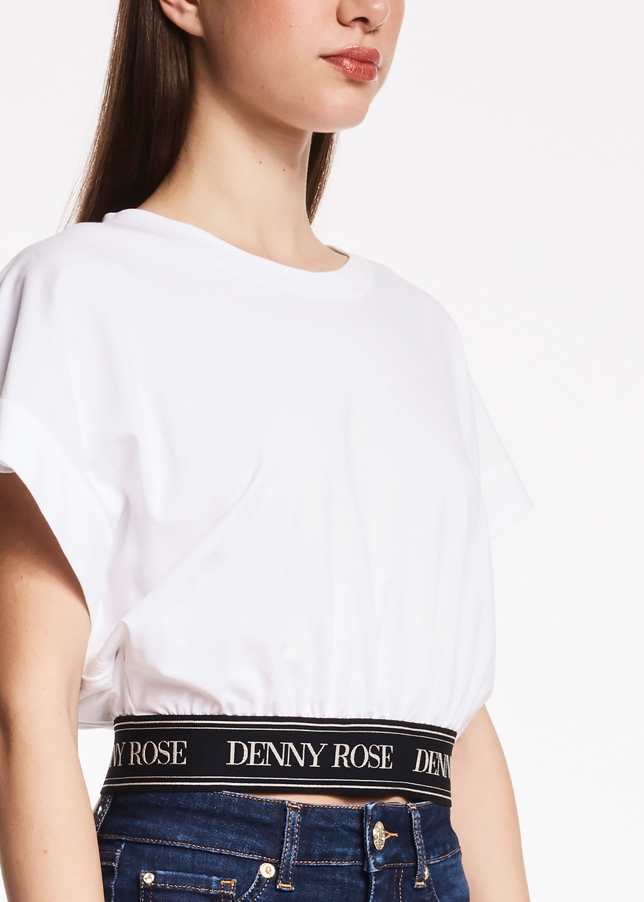 T-shirt con fascia elastica
