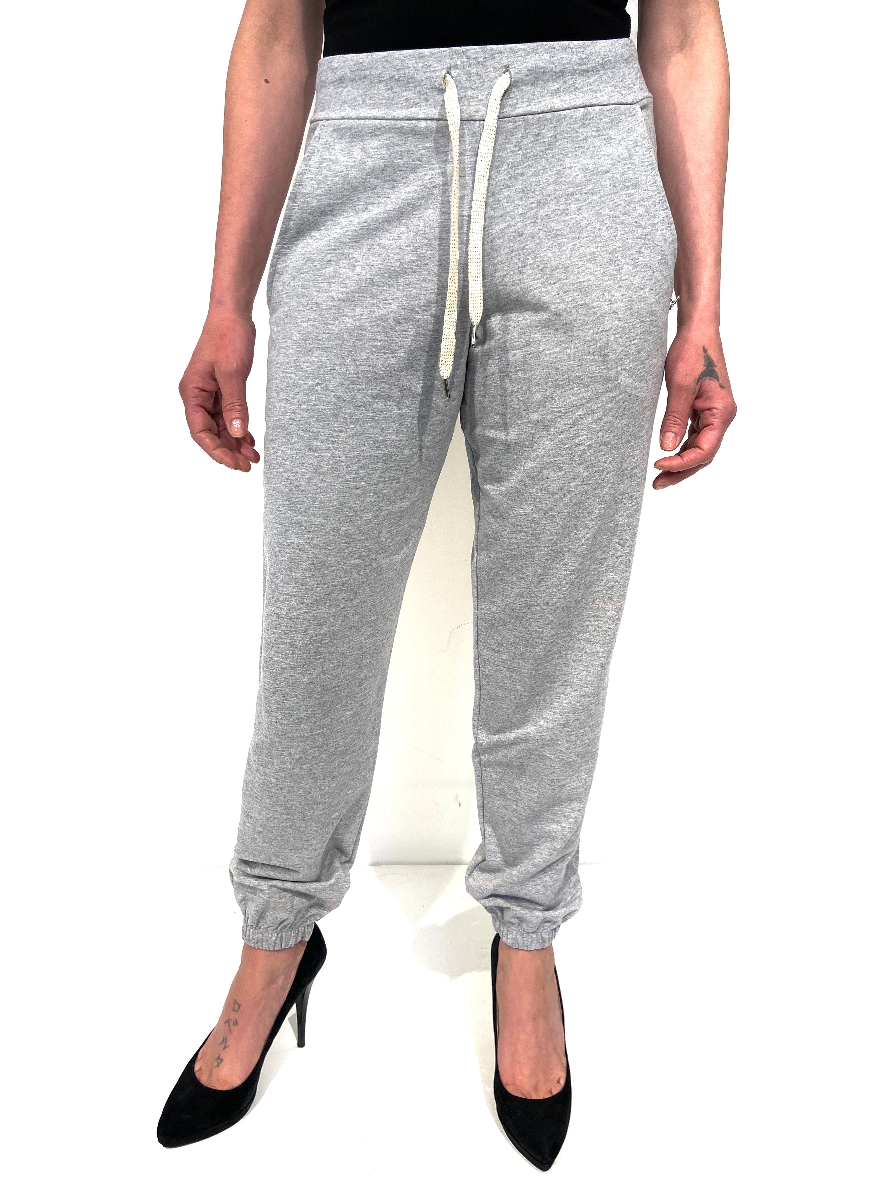 Pantaloni in felpa con polsino