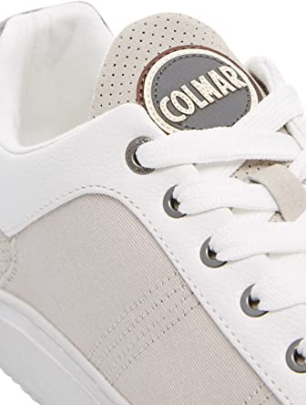 Sneakers Colmar bianche e beige
