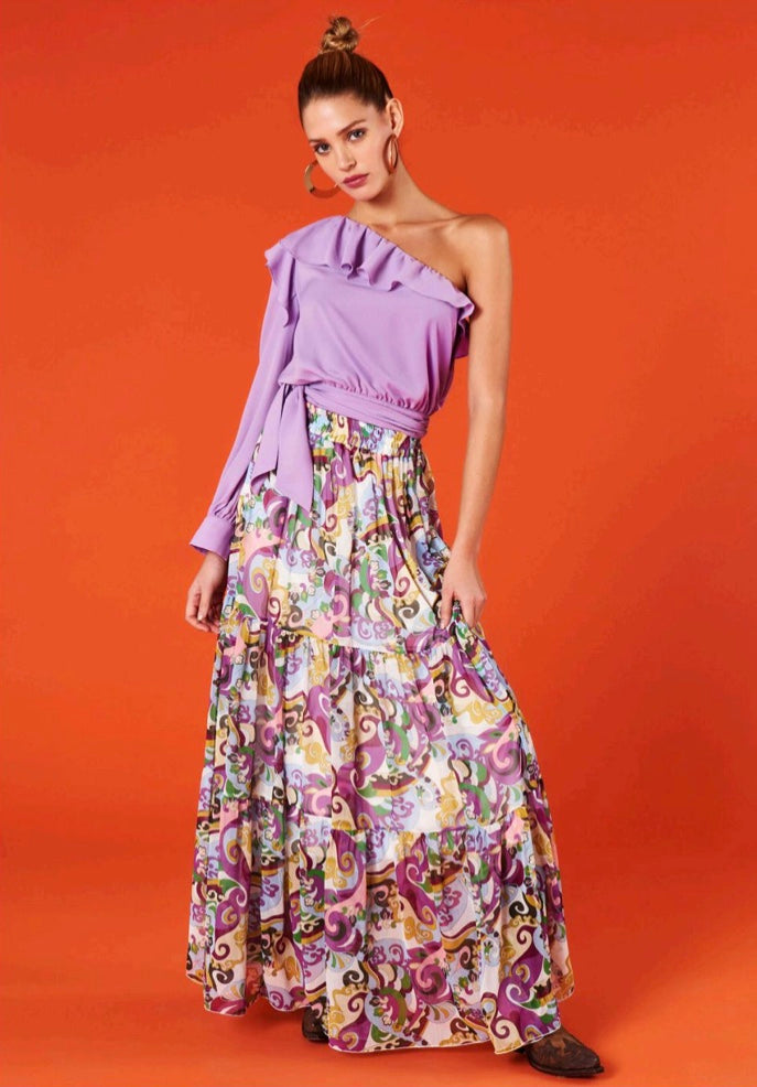 Blusa monospalla