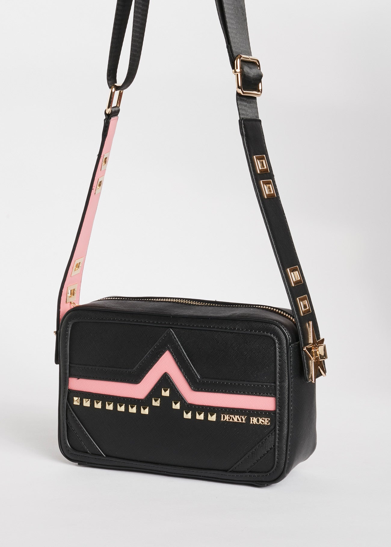 Borsa crossbody bicolore