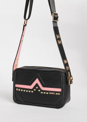 Borsa crossbody bicolore