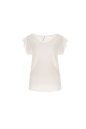 Blusa effetto satin scollo morbido