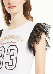 T-shirt in viscosa