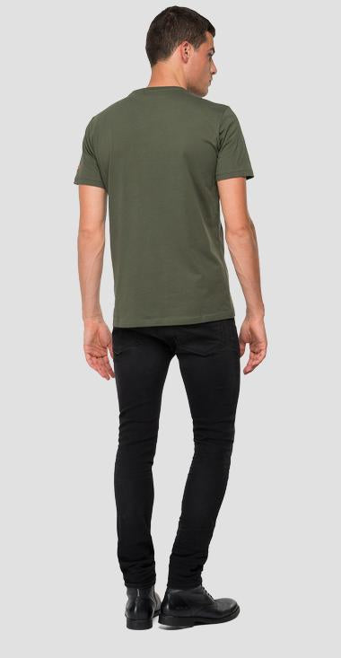 T-shirt girocollo stampa replay