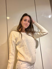 Maglioncino a trecce