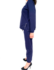 Pantaloni in felpa con polsino