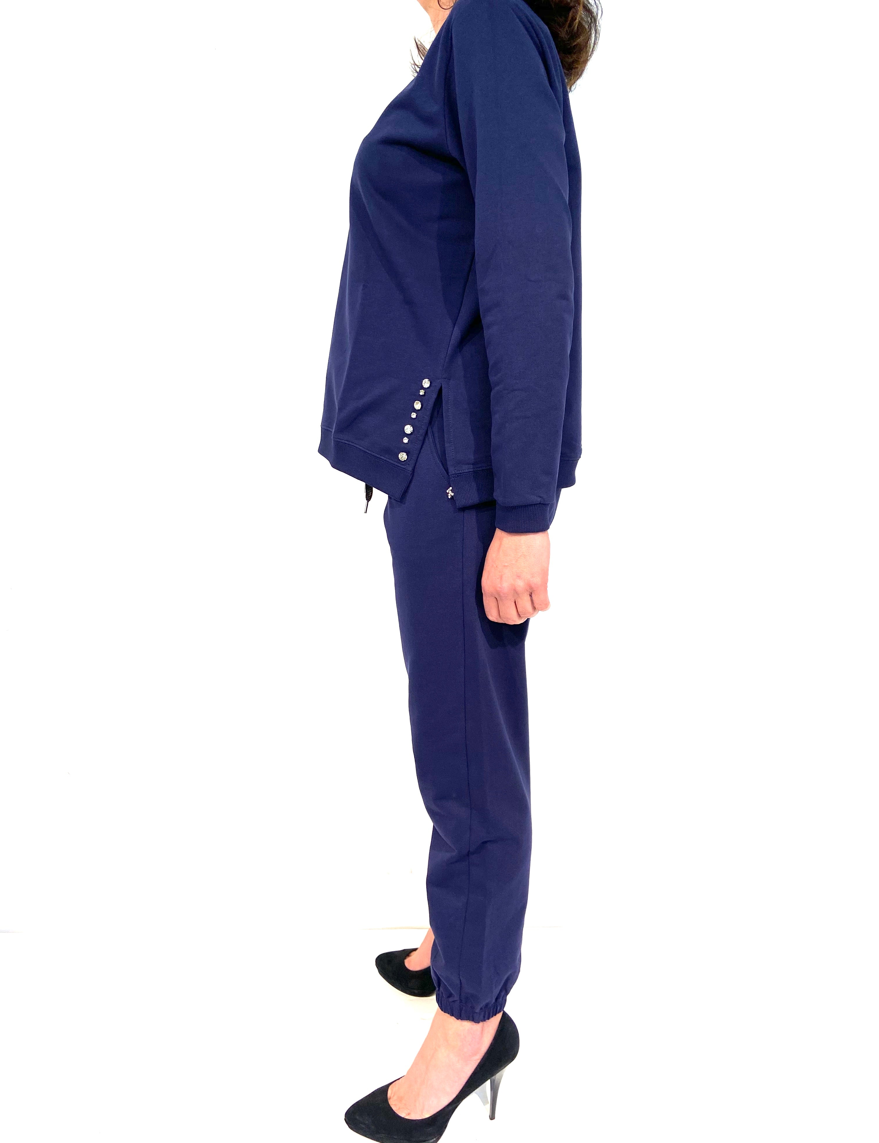 Pantaloni in felpa con polsino