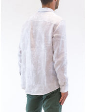 Camicia in lino a fiori