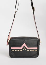 Borsa crossbody bicolore