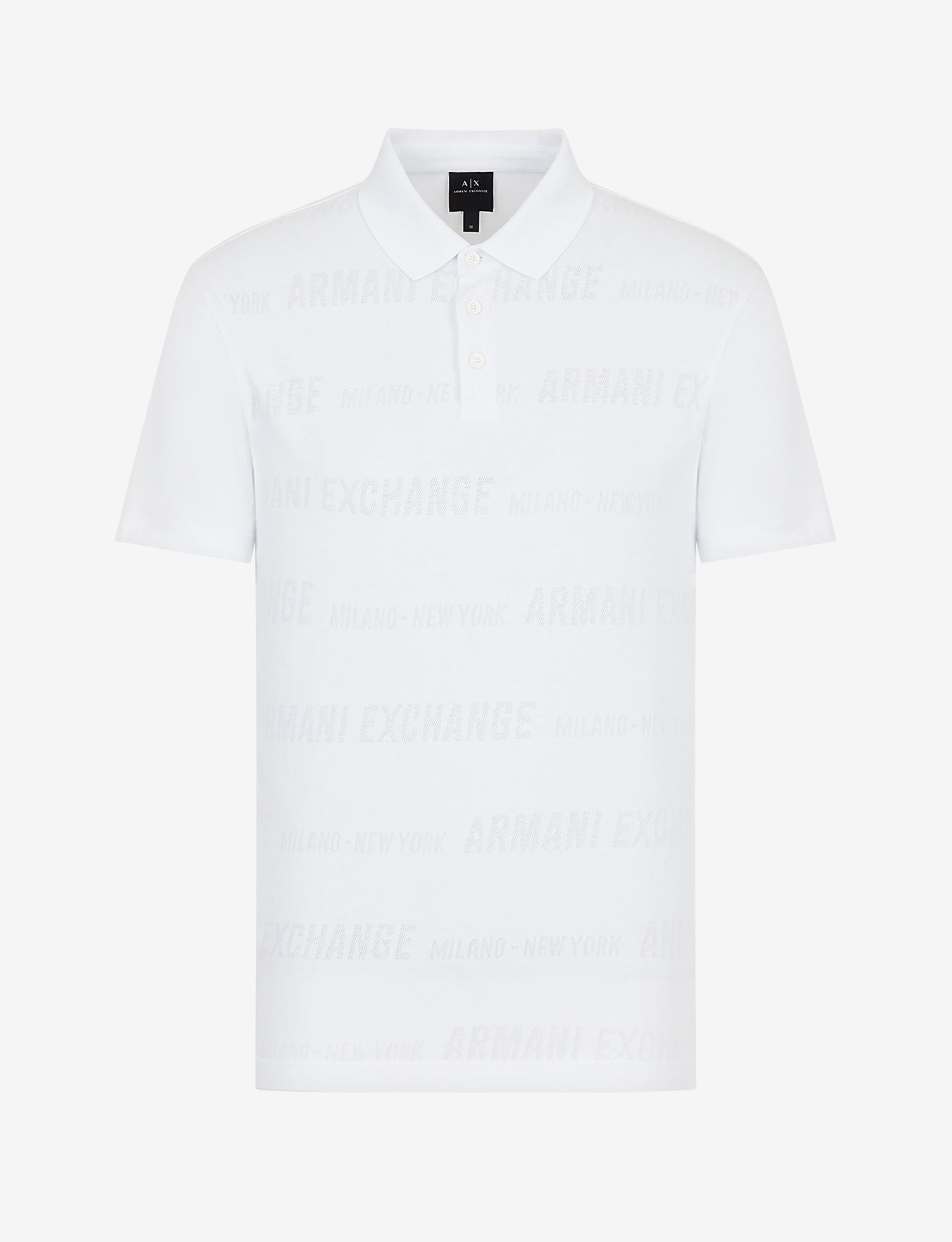 Polo con logo all over