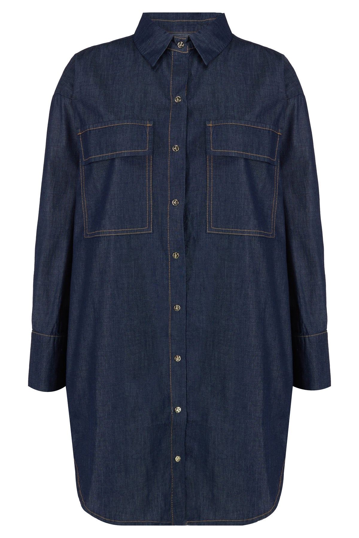 Camicia oversize in denim