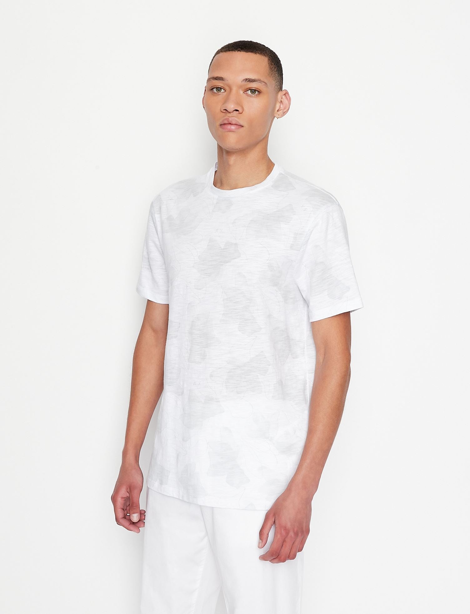 T-shirt girocollo floreale