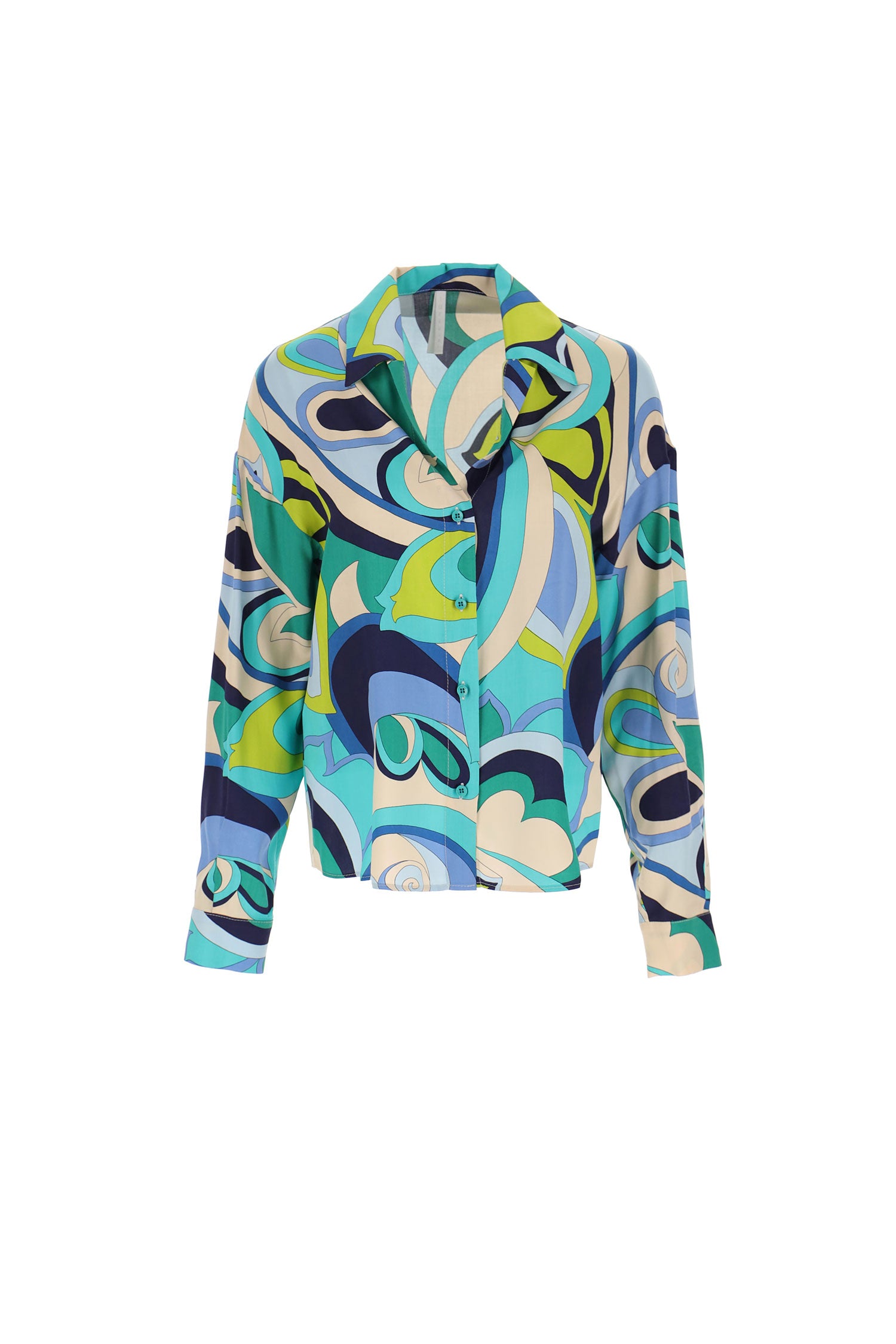 Blusa fantasia astratta