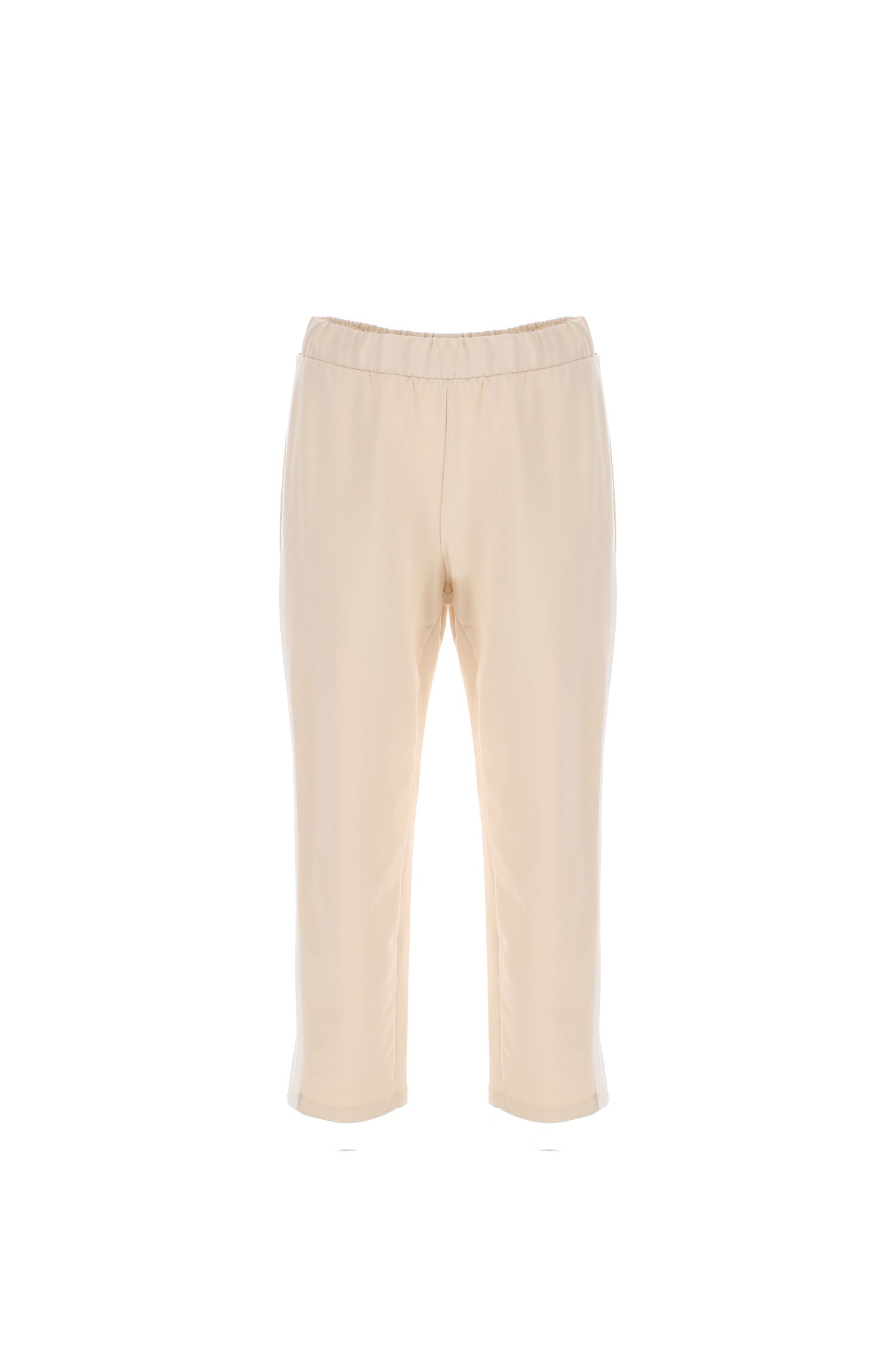 Joggers cropped con banda dettaglio
