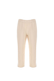 Joggers cropped con banda dettaglio