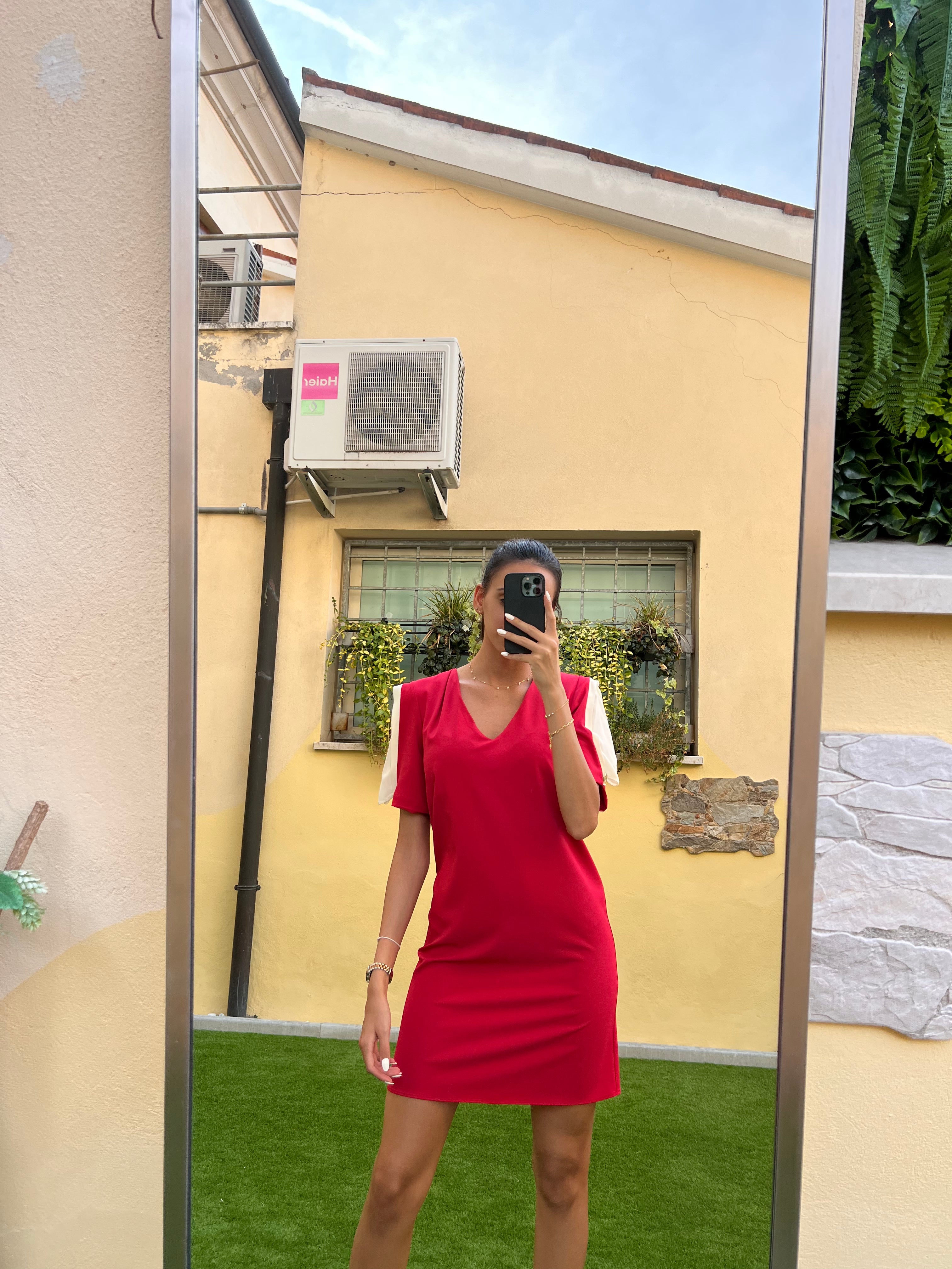 Abito corto rosso