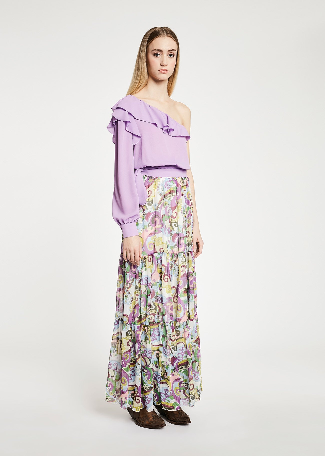 Blusa monospalla