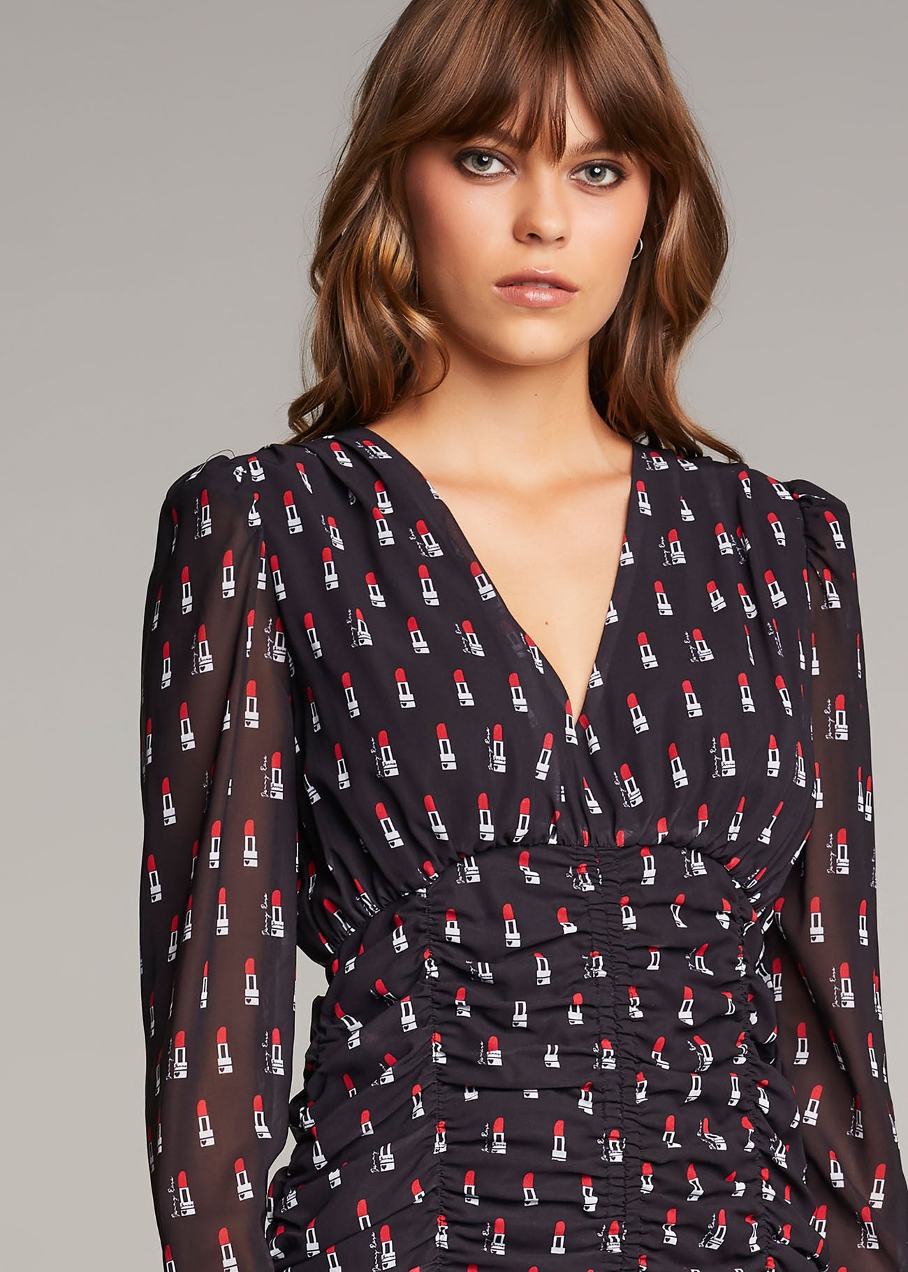 ABITO IN CREPE E GEORGETTE