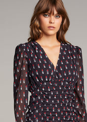 ABITO IN CREPE E GEORGETTE