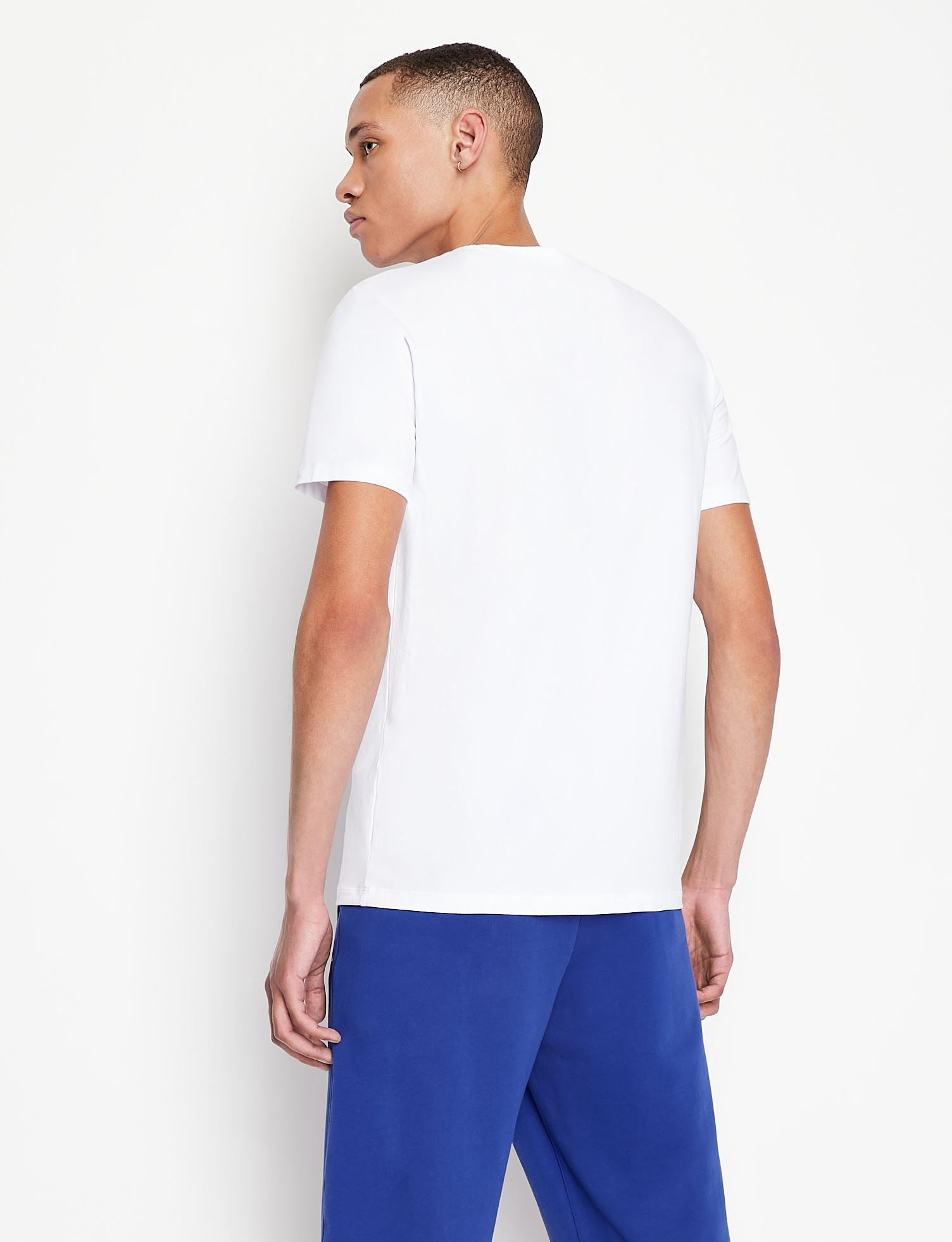 T-shirt con logo bianca