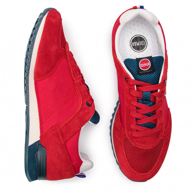 Sneaker Colmar rosse e blu