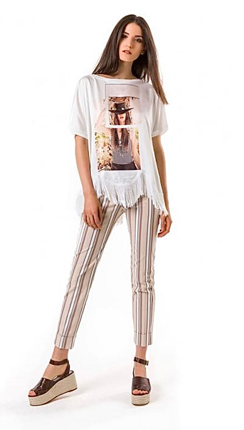 Pantaloni a righe
